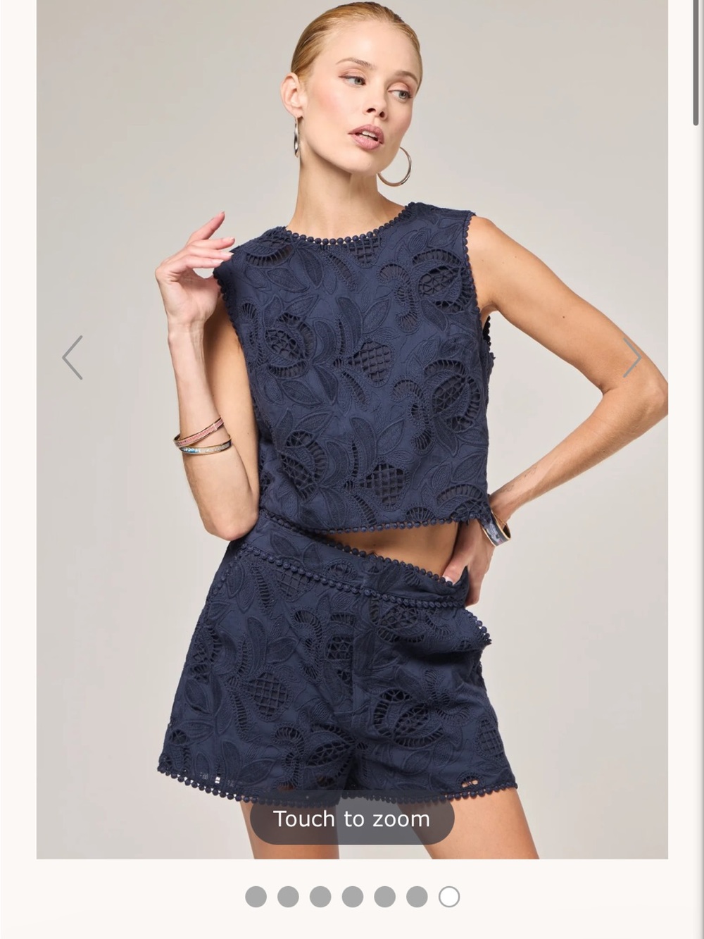 BTBlosangeles Lagos navy tank and short set